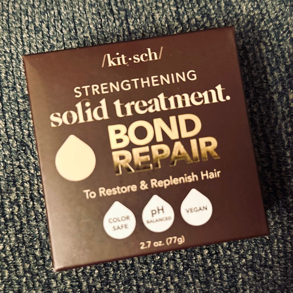 Kitsch Strengthening Bond Repair Solid Hair Mask Full Size 2.7oz
